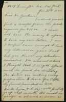 Sheldon Jackson correspondence, January 1880.