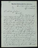 Sheldon Jackson correspondence, February 1881.