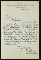 Sheldon Jackson correspondence, January 1899.