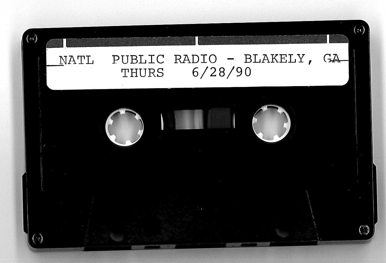 National Public Radio (NPR) - Blakely, Georgia, June 28, 1990.