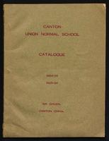 Canton Union Normal School catalogue, 1924-1926.