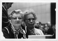 Thelma Adair and Emma Rowa in Moscow for Peace Conference