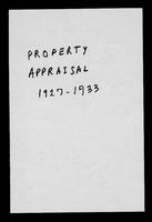 American Indian Institute (Wichita, Kan.) property appraisal, 1927-1933.