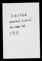 Santee Normal Training School (Santee, Neb.) records, 1911.