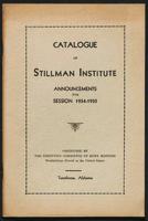 Catalogue of Stillman Institute, 1934-1935.