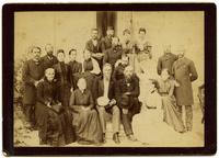 Photograph of West Persia Mission members, ca. 1890-1900.