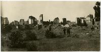 Building ruins, Iran, 1934.