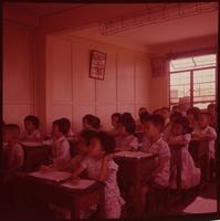 Rooftop school, Hong Kong, 1960.