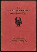 The Susan Reynolds Underhill African Art Collection.