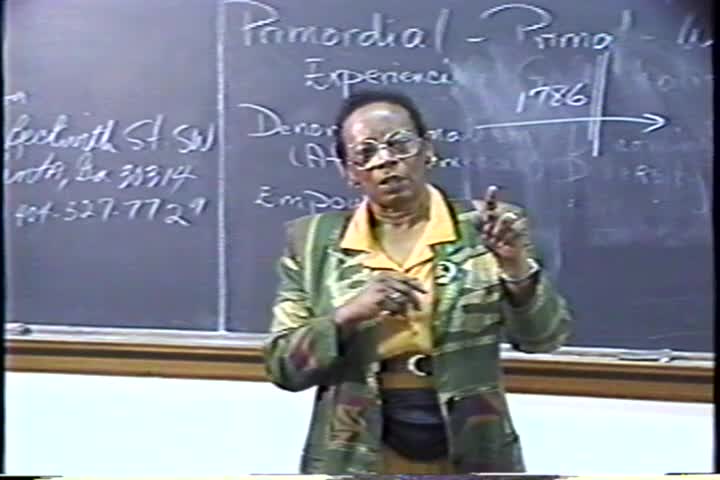 "Music and Worship in the African American Christian Tradition," Melva Costen, Trinity Lutheran Seminary, tape 4, about 1993.