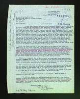 Field Correspondence, 1949.
