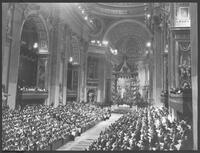 Vatican Council opens with Mass.