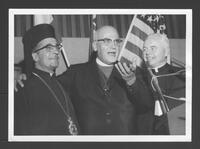 Orthodox leaders and Catholic prelate.