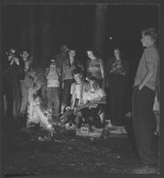 Summer: Around the camp fire.
