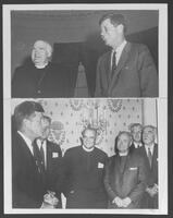 JFK and religious leaders.