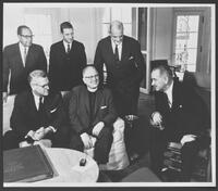 President Johnson, NCC leaders discuss civil rights.