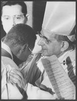 Pope greets second Negro cardinal.