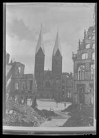 Bremen’s famous Lutheran Cathedral is intact.