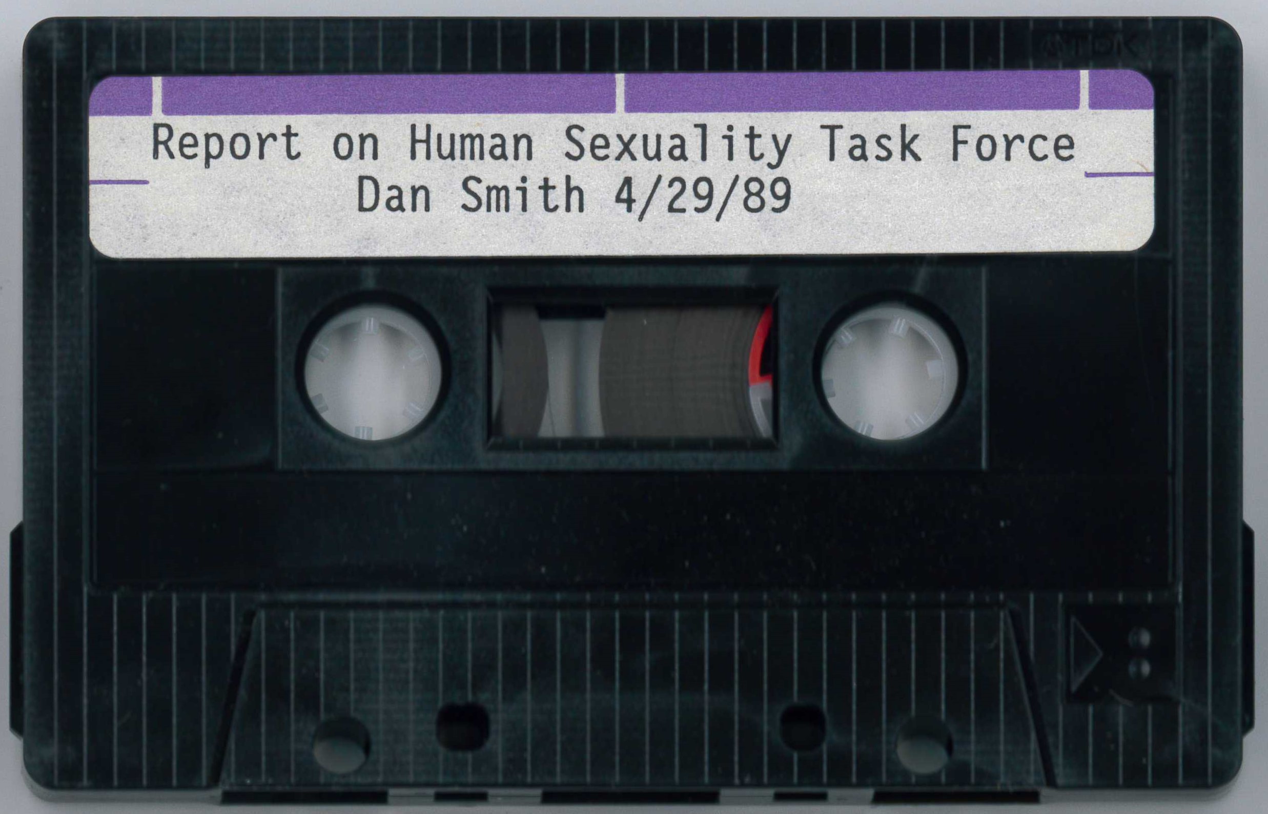 Report on the Human Sexuality Task Force, Dan Smith, More Light Presbyterians gathering, 29 April 1989