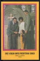 First African United Presbyterian Church (Philadelphia, Pa.) church program, 1977.