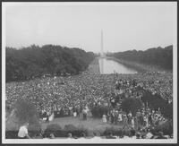 The Washington march -- 200,000 strong.