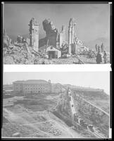 Ruins still stand at Monte Cassino.