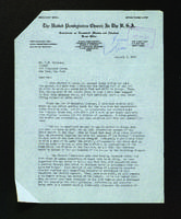 Treasurer's Correspondence, 1962.