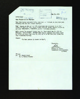 (Scattered) Commission Representative Letters, 1964-71.
