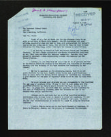 Executive Correspondence, Jan.-June 1959.