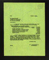 Treasurer's correspondence, 1958.