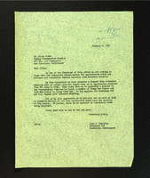 Executive Correspondence, Jan.-June 1962.