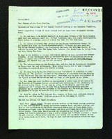 Field Secretary Letters, 1955-1961