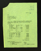 Executive Correspondence; including correspondence regarding Exchange, Jan.-June 1958.