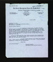 Executive Correspondence, July-Dec. 1960.