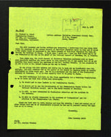 Executive Correspondence; including correspondence regarding Exchange, July-Dec. 1958.