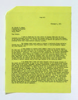 Presbyterian Hospital (Taegu); correspondence regarding administrative problems; misc. financial papers, 1970.