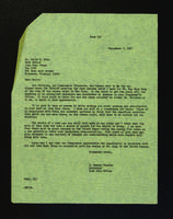 Field Correspondence, 1967.