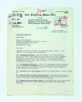Executive Correspondence, Jan.-June 1968.