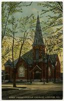 First Presbyterian Church, Lincoln, Illinois.