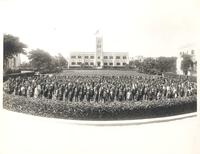 Assiut College Students in Oval.