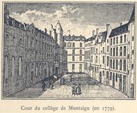 Cour du collège de Montaigu (en 1779).