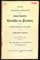 Committee on Freedmen third annual report, presented May 1868.