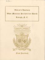 White Memorial Presbyterian Church, Raleigh, N.C. Yearbook.