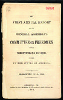 Committee on Freedmen first annual report, presented May 1866.