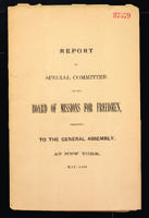 Special Committee on the Board of Missions for Freedmen annual report, presented May 1889.