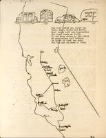 Map of migrant camp missions in California.