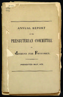 Committee on Freedmen seventh annual report, presented May 1872.