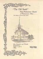 The Old South First Presbyterian Church of Newburyport, Mass.