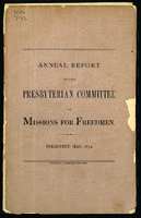 Committee on Freedmen ninth annual report, presented May 1874.