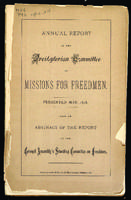 Committee on Freedmen thirteenth annual report, presented May 1878.